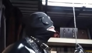 Ordinary straight guys fucking gay Dungeon tormentor with a gimp