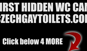 Czech Guys Spied with Hidden Cammera in Toilet