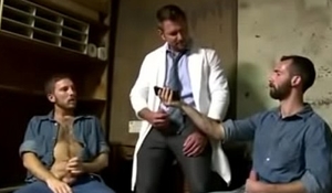 doctor having sex with two horny men