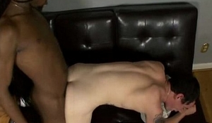 Black Gay Dude Fuck White Skinny Boy In His Tight Asshole 04