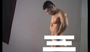 Meili Series - Muscular Jock Hunk Showing His Hot Body ( Behind The Scene )
