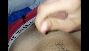 Playing with my big cock