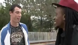 Blacks on boys - Gay Interracial Nasty Be hung up on Video 04