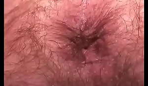 Lean hairy Daddy shows his man hole close-RoughHairy xxx video 