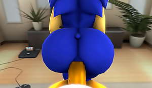 Sonic and Tails Cheerful Anal