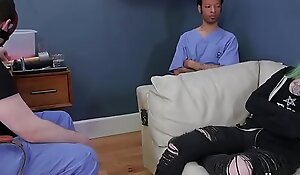Flirty girl is brought in anal madhouse for awkward therapy