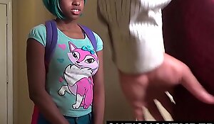 Hd black student caught skipping class msnovember stepdad educates her on blowjob and cumshot for leaving school pov stepdaughter inlaw head xxx on sheisnovember